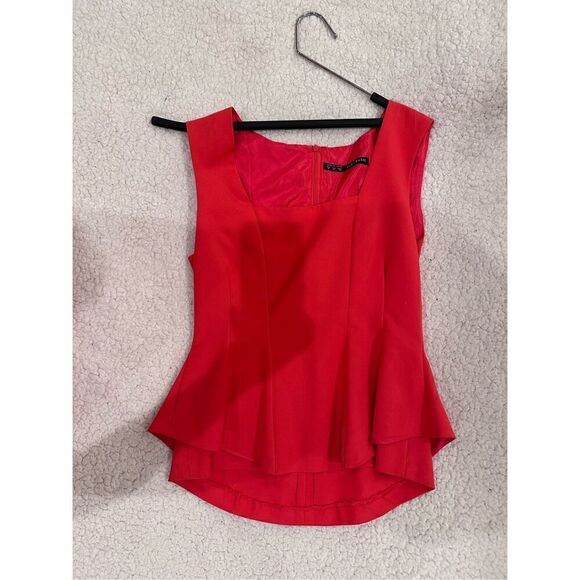Zara Tops - Zara women’s blouse size M red